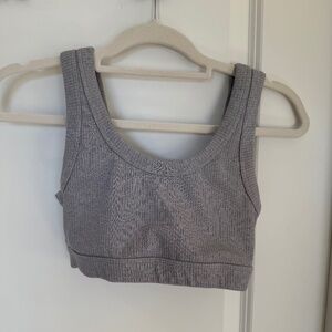 Alo Yoga Sports Bra, Grey, Small